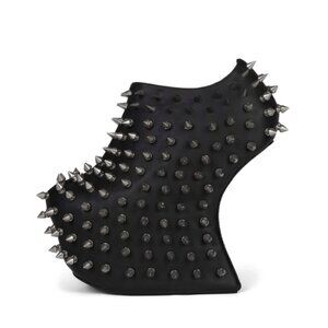 Jeffrey Campbell SHADOW-SPK Metal Spike Cantilever Heel Shoes Women's Size 6